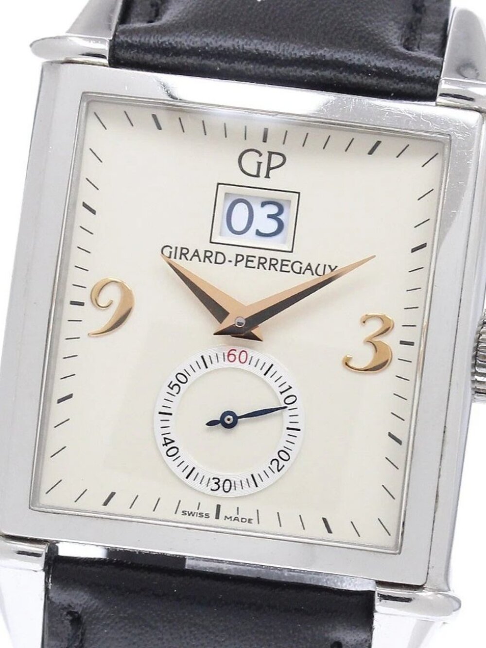 GIRARD PERREGAUX Vintage 1945 25805 Date Small Second Automatic Men's_939334